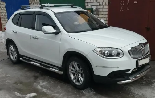 Дефлекторы окон (ветровики) Brilliance V5 2011 (Брилианс В5) Кобра Тюнинг