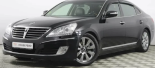 Дефлекторы окон (ветровики) Hyundai Equus Sd 2009"EuroStandard" (Хюндай Икьюс) Кобра Тюнинг