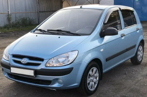 Дефлекторы окон (ветровики) Hyundai Getz Hb 5d 2002 (Хюндай Гетс) Кобра Тюнинг